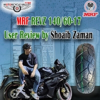MRF REVZ 140/60-17 User Review by Shoaib Zaman